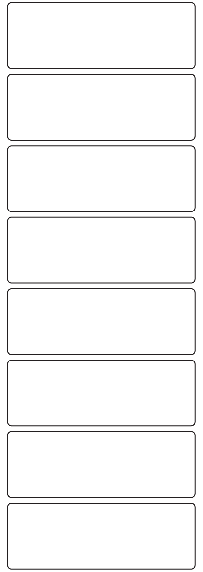 Rectangle Labels 97mm x 34mm - 1900 labels per roll