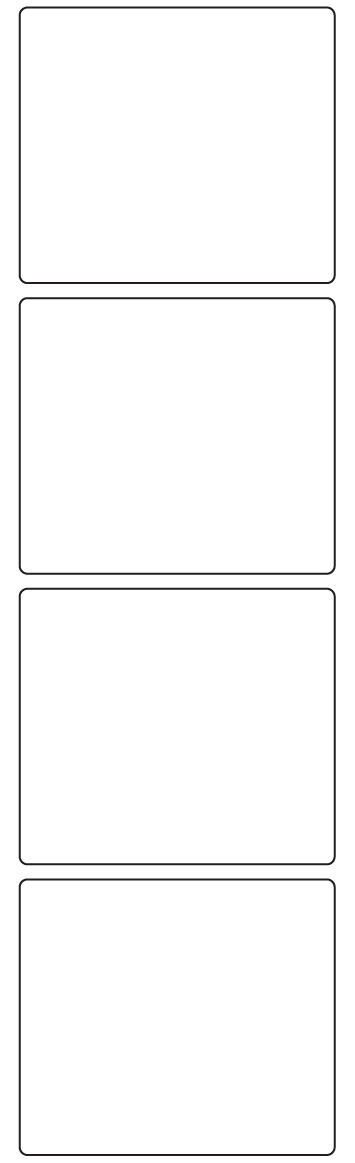 Rectangle Labels 80mm x 70mm - 950 labels per roll