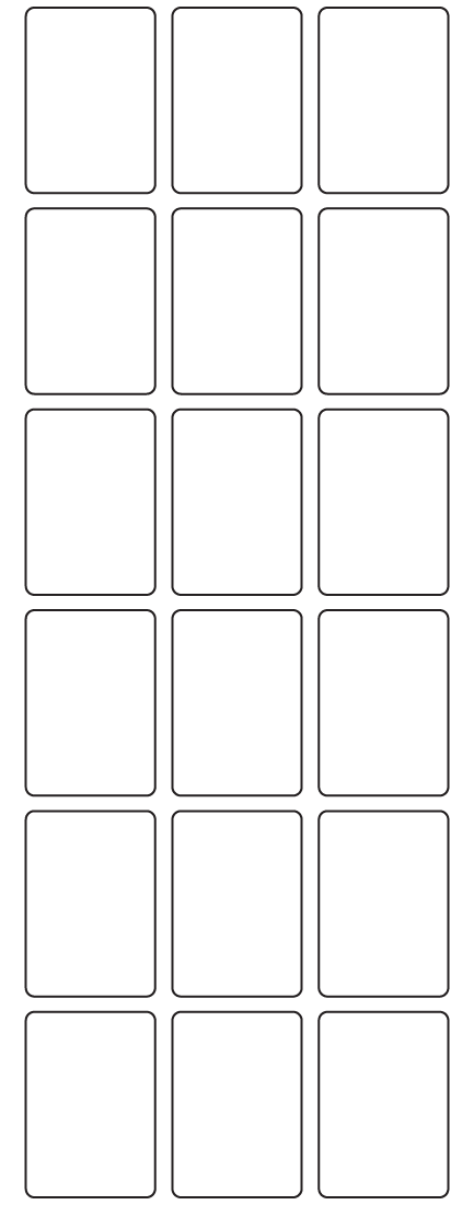 Rectangle Labels 30mm x 43mm - 4510 labels per roll