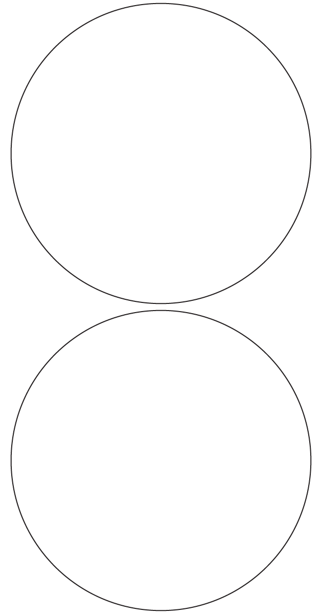 Circle Labels 149mm dia - 460 labels per roll Circle Labels 149mm dia - 460 labels per roll