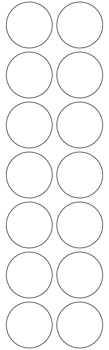 Circle Labels 40mm dia - 3220 labels per roll Circle Labels 40mm dia - 3220 labels per roll