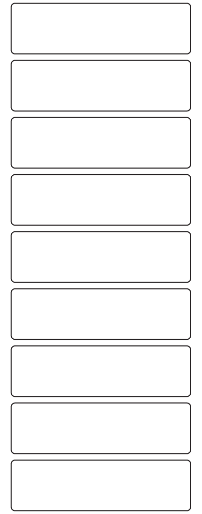 Rectangle Labels 89mm x 25mm - 2480 labels per roll