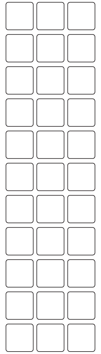 Rectangle Labels 23mm x 23mm - 7820 labels per roll