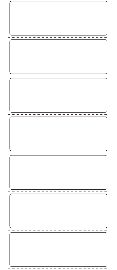 Rectangle Labels 100mm x 35mm - 1770 labels per roll