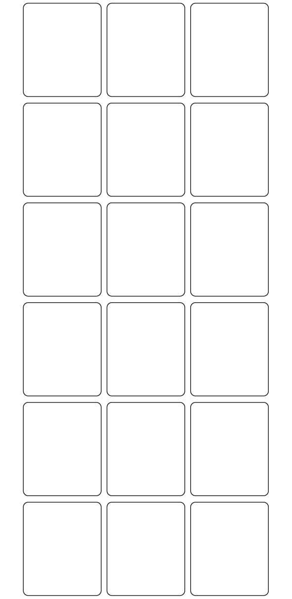 Rectangle Labels 40mm x 48mm - 4090 labels per roll