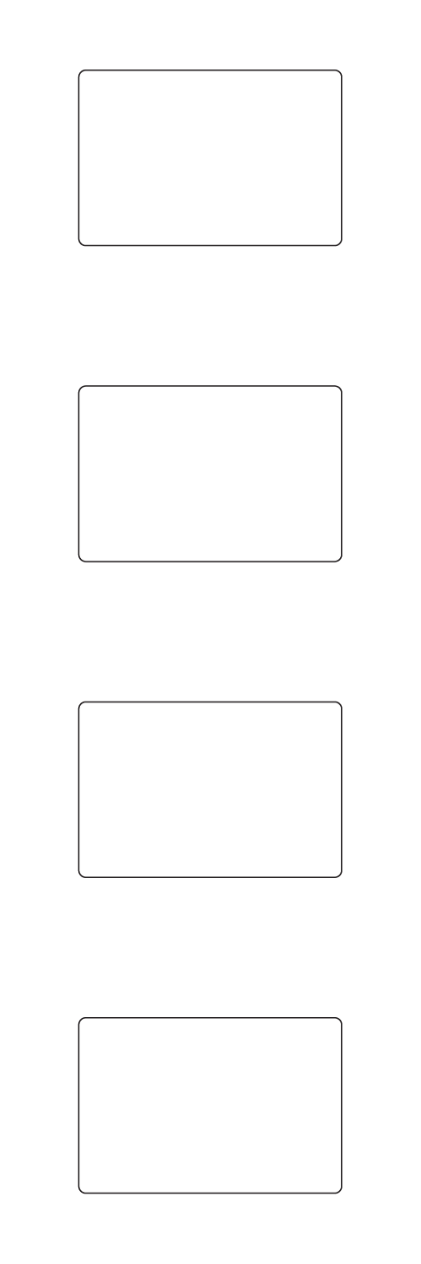 Rectangle Labels 75mm x 50mm - 780 labels per roll