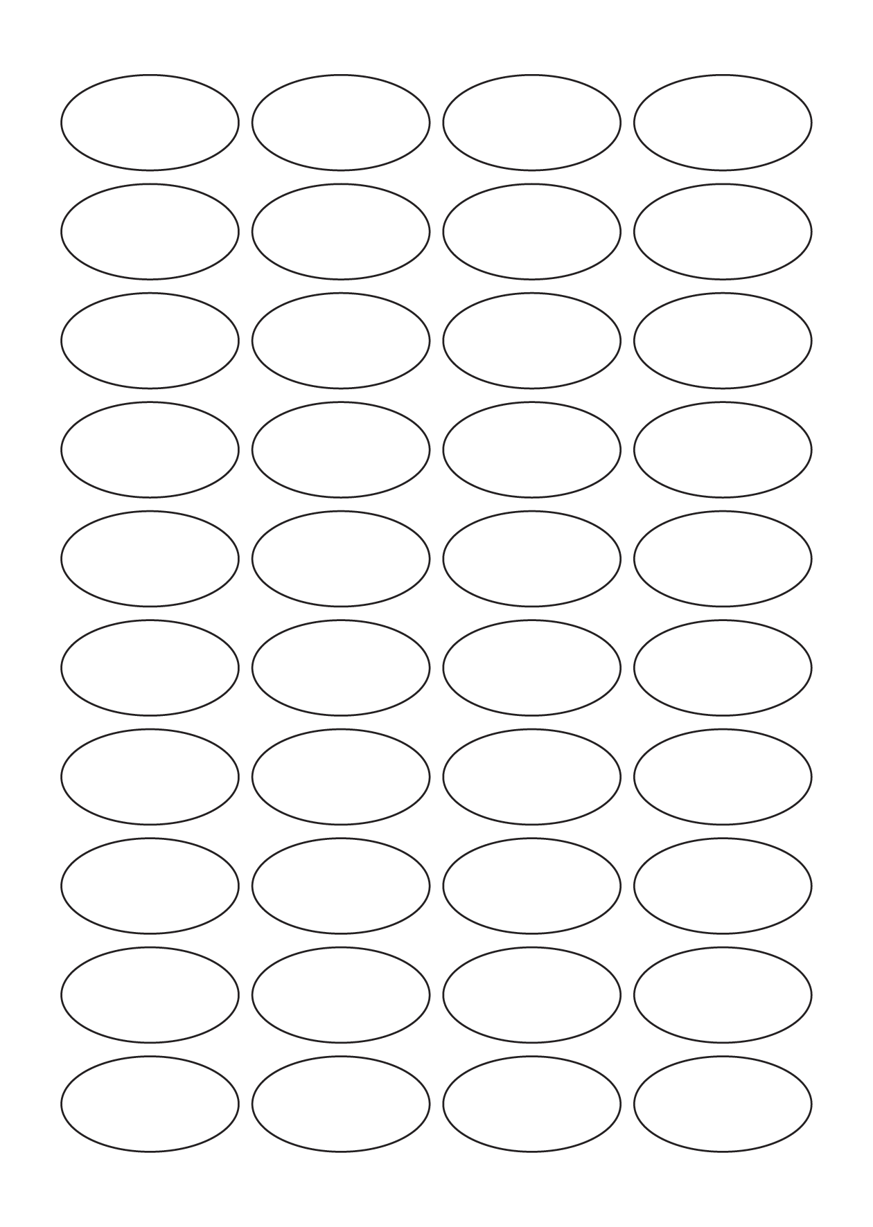 30018 - Label Size 65mm x 35mm - 40 label(s) per sheet