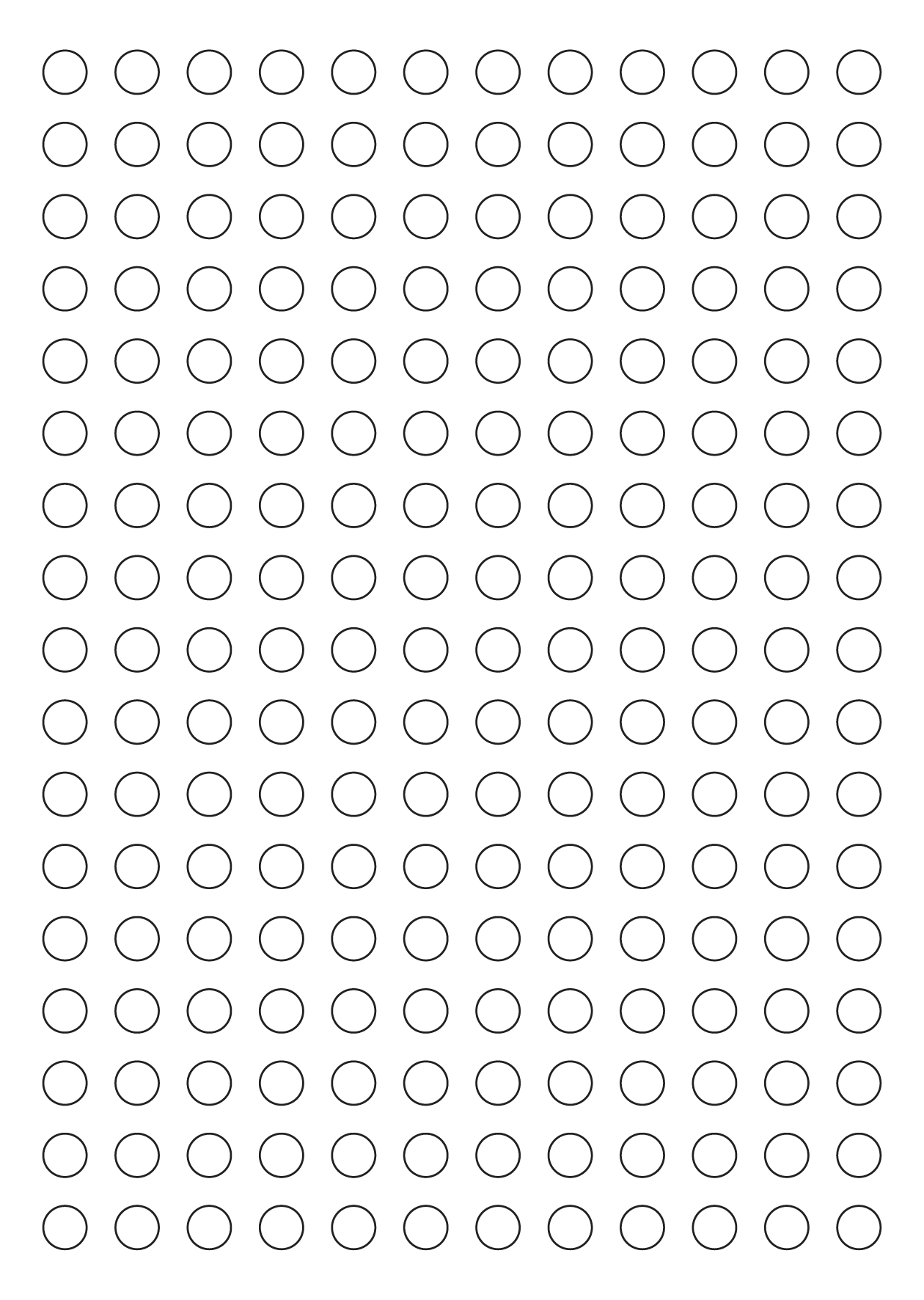 30123 - Label Size 15mm dia - 204 label(s) per sheet