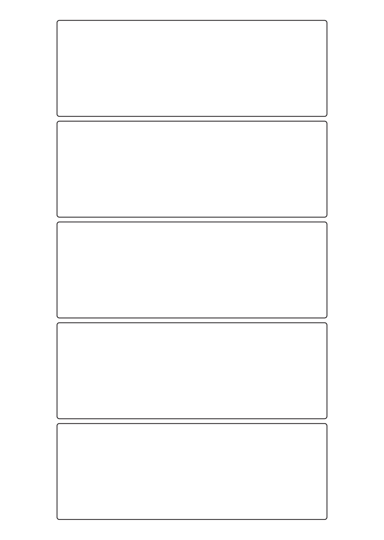 30124 - Label Size 225mm x 80mm - 5 label(s) per sheet