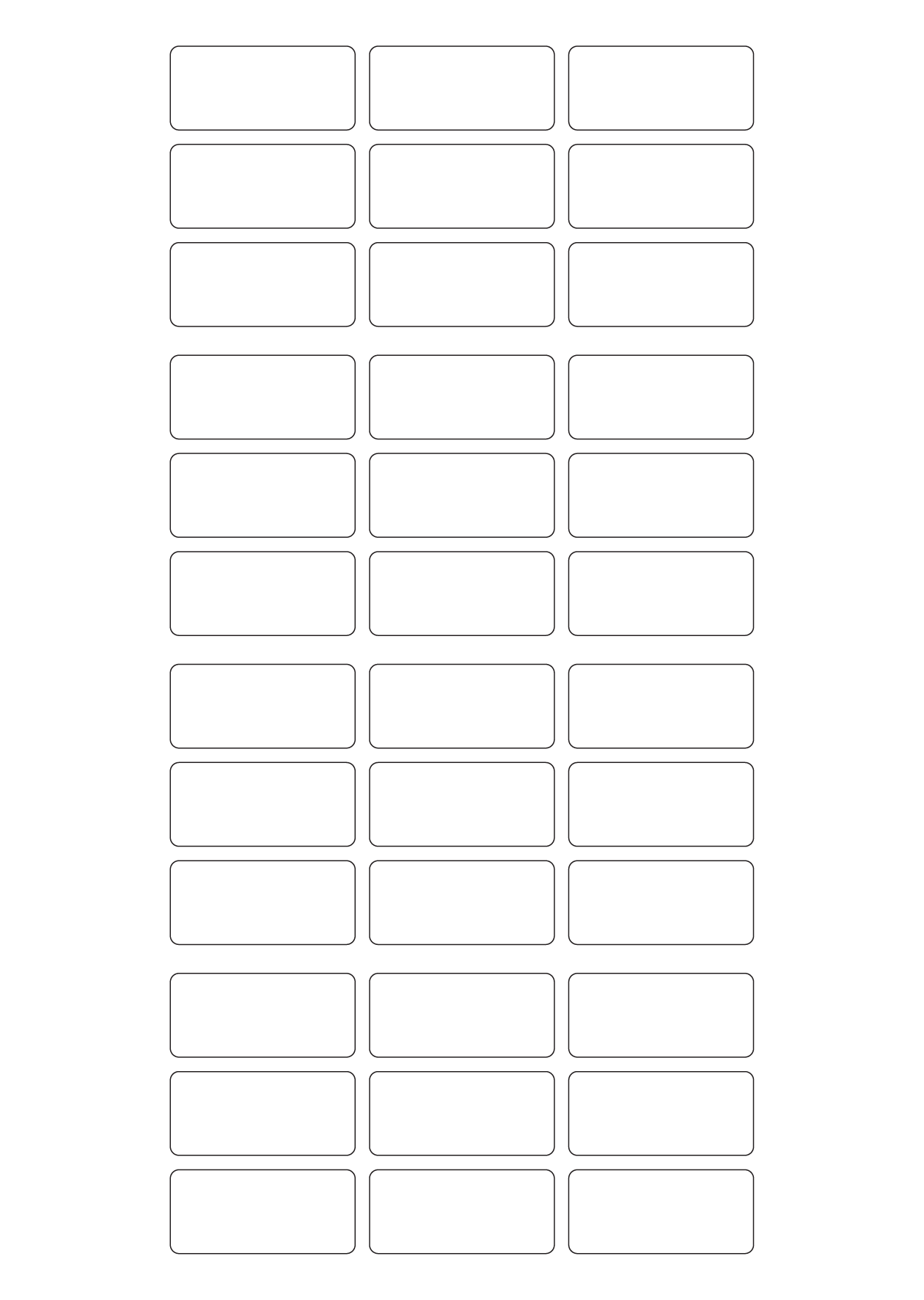 30126 - Label Size 64mm x 29mm - 36 label(s) per sheet