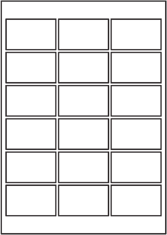 825 - Rectangle Labels 90 mm x 55 mm - A3 sheets 825 - Rectangle Labels 90 mm x 55 mm - A3 sheets