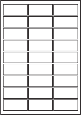 829 - Rectangle Labels 90 mm x 40 mm - A3 sheets 829 - Rectangle Labels 90 mm x 40 mm - A3 sheets