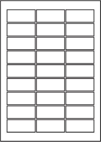 830 - Rectangle Labels 90 mm x 40 mm - SRA3 sheets 830 - Rectangle Labels 90 mm x 40 mm - SRA3 sheets