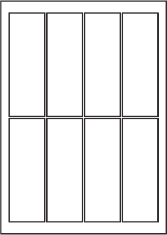 834 - Rectangle Labels 200 mm x 69 mm - SRA3 sheets 834 - Rectangle Labels 200 mm x 69 mm - SRA3 sheets